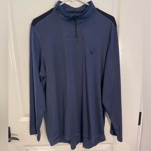 Spider mens 3/4 zip.